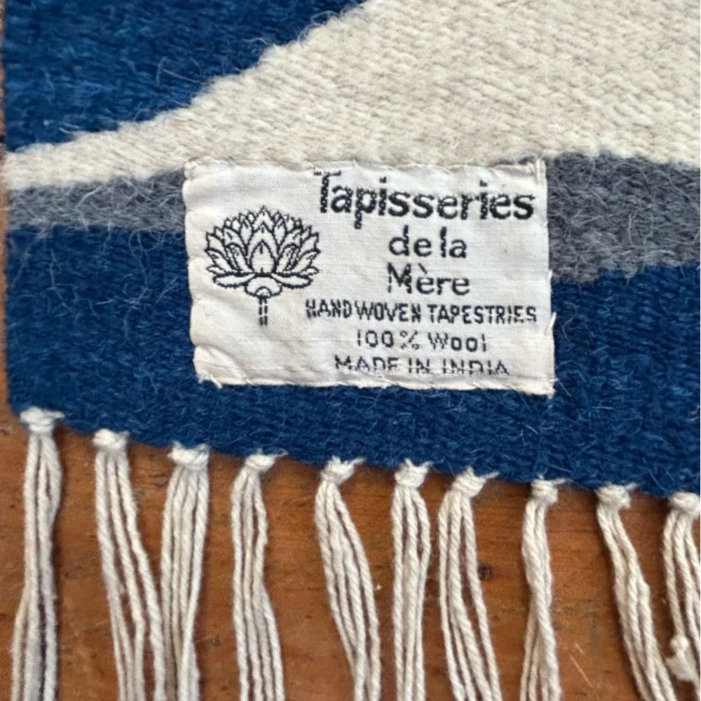 Colorful Wool Duck Tapestry from Tapisseries de la‎ Mare Handwoven wool